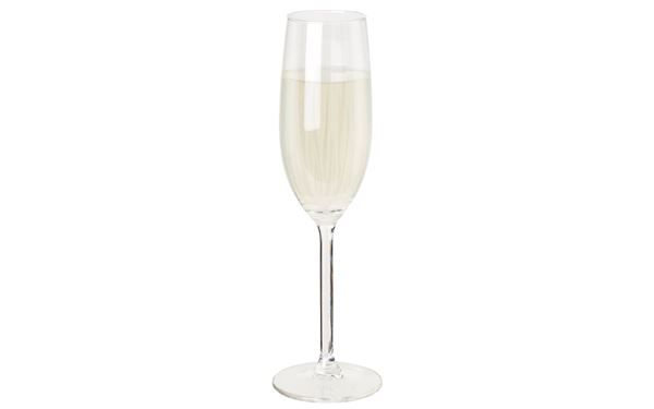 Champagneglas Plissé