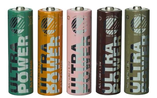 Batteri, alkaliskt Colorful